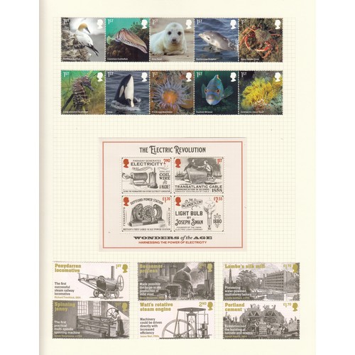 140 - A mint mounted GB QEII collection from 1952 to 2021 in 6 pre-printed albums, including Commemorative... 