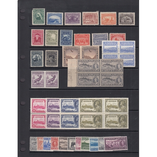 818 - A small mint range on Hagner, includes 1897 Anniversary set (1/2c defective), 1931 15c Air imperfora... 