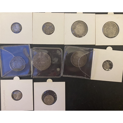 9 - A collection of 27 UK hammered coins from Henry III to Charles I, with denominations to 1/-, noted H... 