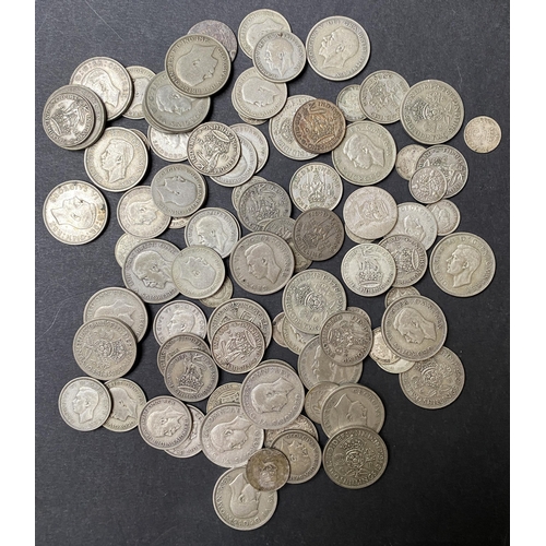 40 - An accumulation of mainly 20th Century circulated World coins, strength in UK noted 500g of pre-1947... 