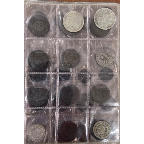 34 - A collection of 40+ Swiss Canton coins from the 19th Century, including bronze and silver coins, mix... 