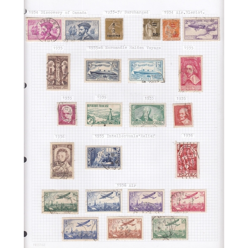 478 - A used stamp collection from 1848-1970s, including a good range of early imperf shades, 1901-07 Mili... 