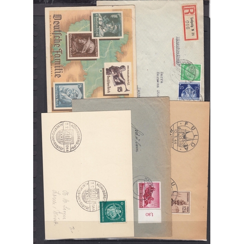 495 - A collection of 1930s & 1940s philatelic and commercial covers collected mainly for special postmark... 