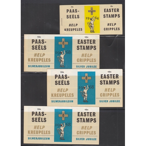 719 - 1968 group of 6 Charity booklets with pane of 10 ‘Help Cripples’ labels (well intentioned but not te... 