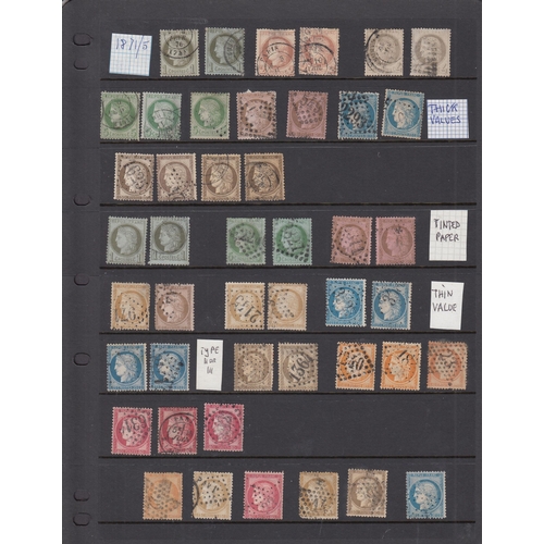 595 - Mint & Used collection 1850s/1920s on 16 large stockcards. Noted good range of early imperfs with st... 