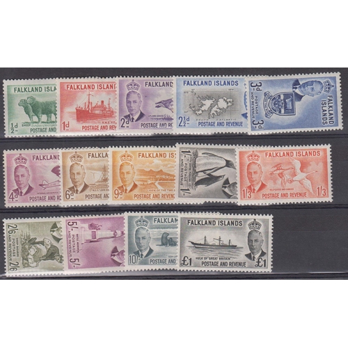 584 - 1952 KGVI SG172-185, x3 fine mint sets, Cat £540