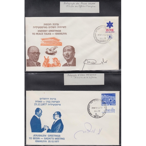 1015 - A selection of 13 covers including a group of six signed FDCs, each signed by prominent politicians ... 