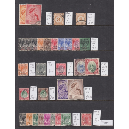 348 - Commonwealth 1937/53 used selection with Aden 1937 vals to 8a, Antigua 1938 vals to 5s, Australia 19... 