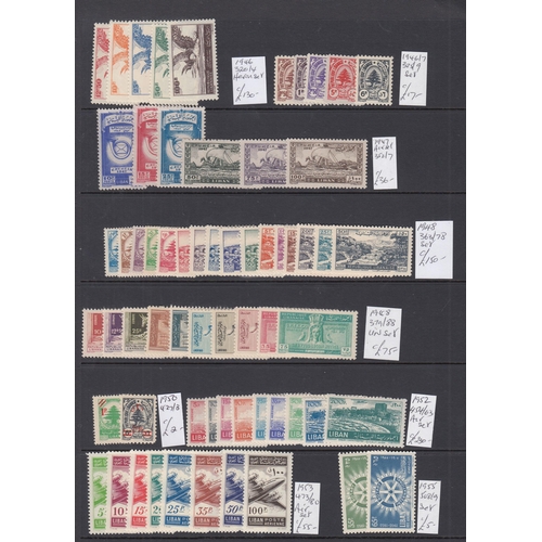 1032 - 1928/57 25 different mint sets incl 1928 Airs SG137/40, 1930 Congress SG157/62, 1936 Tourist SG191/8... 