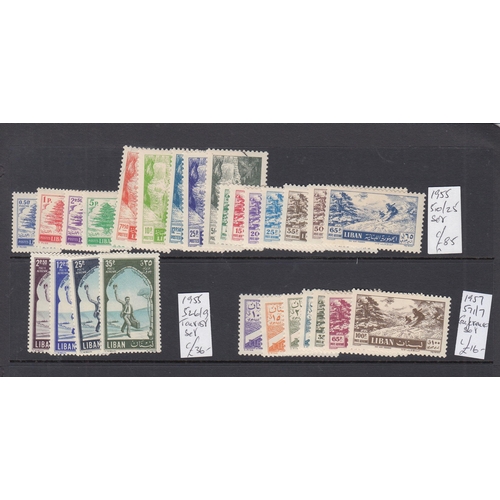 1032 - 1928/57 25 different mint sets incl 1928 Airs SG137/40, 1930 Congress SG157/62, 1936 Tourist SG191/8... 