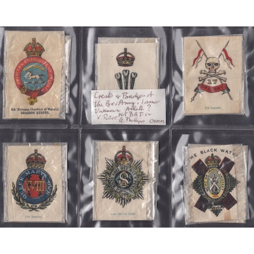 434 - 1920s/30s Silks approx. 600 in packets, various manufacturers, subjects incl Flags, Regimental Badge... 