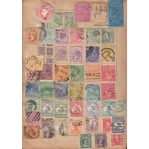 307 - A small mint and used World stamp accumulation in 2 small albums and loose, all periods, strength in... 