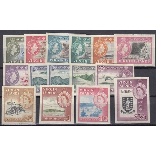 1174 - 1964 set of imperforate proofs to $2.80 (ex 4c, with 2 x 12c) on watermarked paper, mostly without g... 