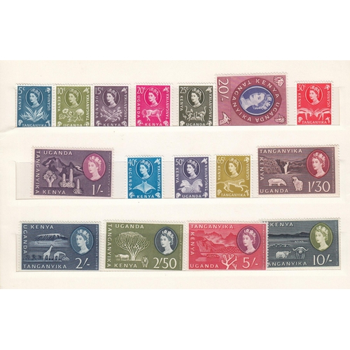 1027 - A trio of early QEII presentation packs for 1954/55 and 1960 definitive issues, all with mint stamps... 