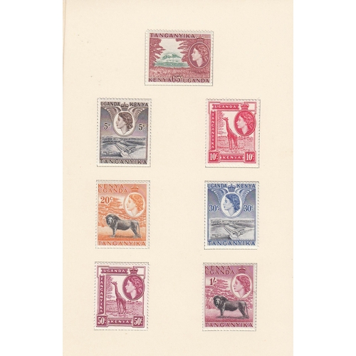 1027 - A trio of early QEII presentation packs for 1954/55 and 1960 definitive issues, all with mint stamps... 