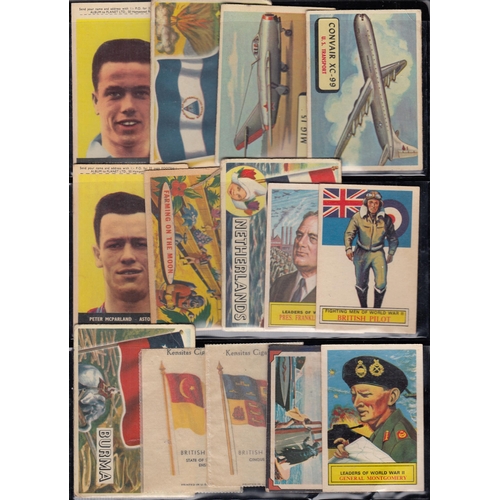 431 - An accumulation of Cigarette and Trade cards, in 2 albums and loose, mainly part sets, strength in A... 