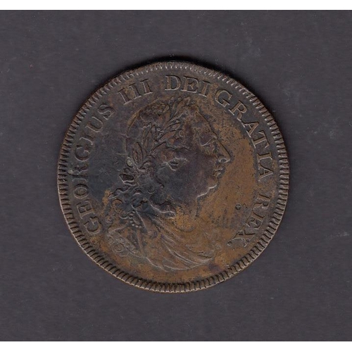 28 - UK KGIII copper (proof?) $1 Trade Token, noted some surface marks/scratches.