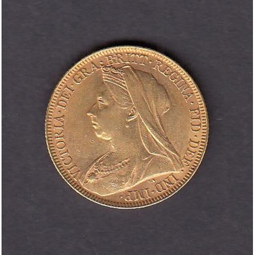 34 - UK 1893 gold full Sovereign, in good condition