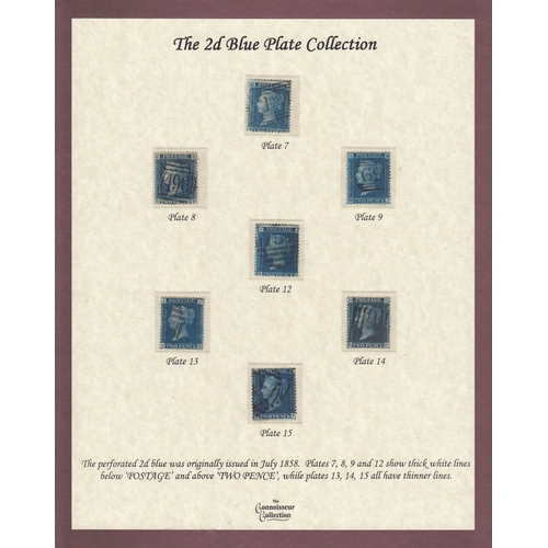 226 - A 5 volume GB stamp collection in binders, from QV to QEII, including x3 1d blacks (faults) and a sm... 