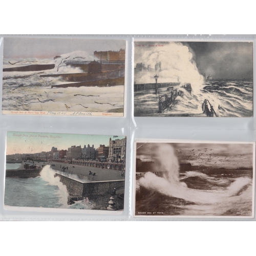 439 - A collection of 320+ Brighton (Sussex) postcards mainly early to mid-period, including various RPs, ... 