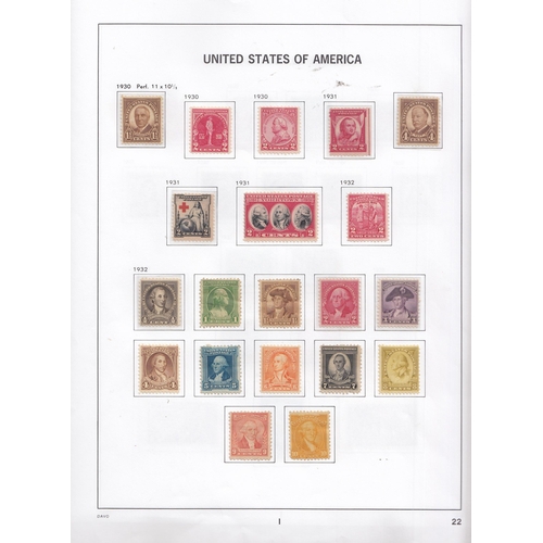 1170 - A two-volume mint and used stamp collection in pre-printed Davo albums from 1851 to 1990, with a sma... 