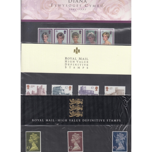 215 - A mint GB QEII stamp collection in 4 pre-printed Lindner albums from 1953 to early 2000s mainly coll... 