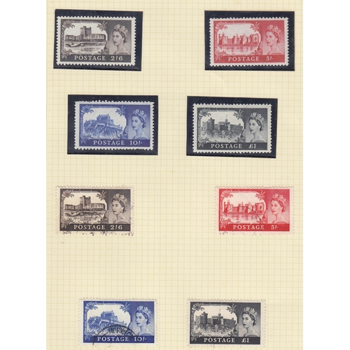 204 - A mint and used GB stamp collection from QV to QEII, including used QV 1d red plates, strength in QE... 