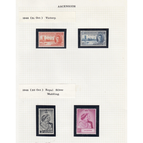 368 - A three volume British Commonwealth collection, mainly mid-modern period, strength in South Atlantic... 