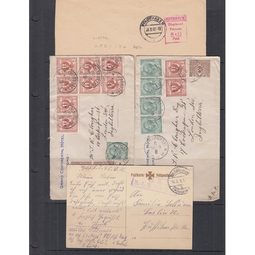 371 - An envelope of World mainly 20th century Postal History including Field Post covers, Air Mail covers... 