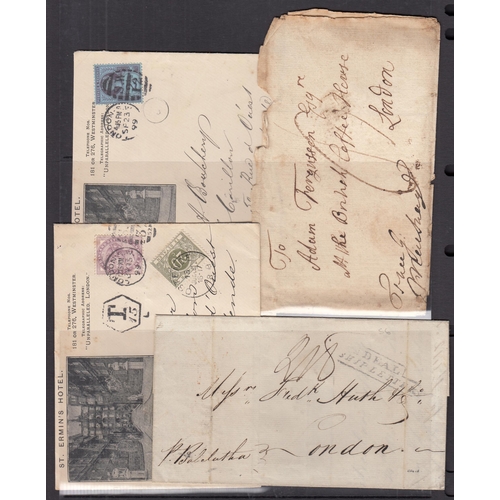 198 - A large accumulation of 1000+ GB Postal History Covers/Entires/Fronts/Postal Stationery from the 18t... 