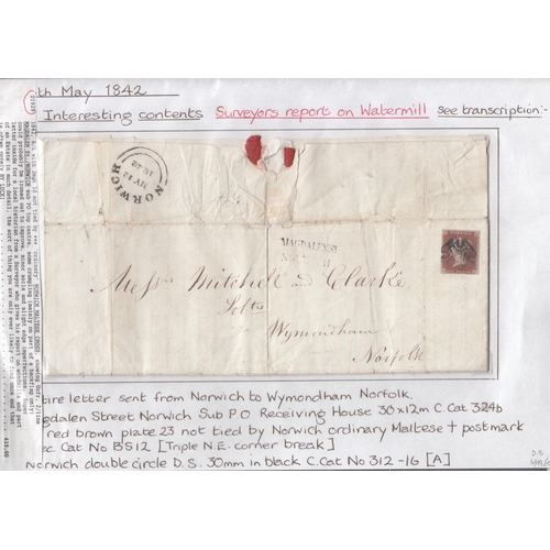 198 - A large accumulation of 1000+ GB Postal History Covers/Entires/Fronts/Postal Stationery from the 18t... 