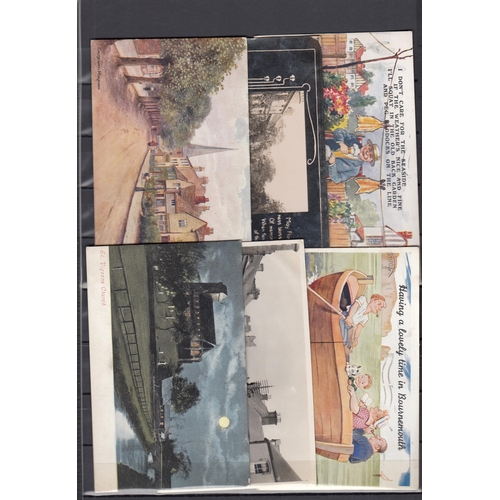 444 - An accumulation of World postcards all periods, strength in UK mid-period RP’s including Seaside and... 