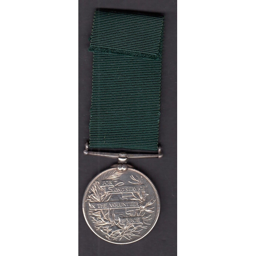 162 - UK QV Volunteer Long Service Medal awarded to 5217 Q.M S.G.T. W. WITTY. 7TH LANC. R.G.A.V.