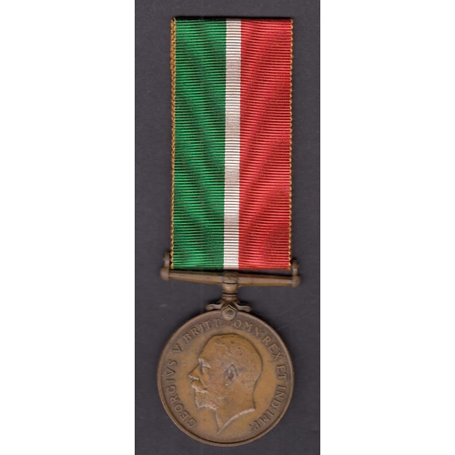 169 - UK WWI Mercantile Marine War Medal, awarded to James Summers, Skipper of the Albion, killed in actio... 