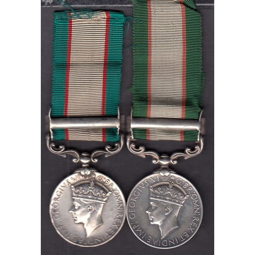 176 - UK KGVI India General Service Medal x2 each with North West Frontier 1936-37 bar, awarded to TB-1716... 