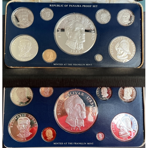 87 - A group of x13 World coin sets, including Proof sets, Silver sets and part sets, mainly from the 20t... 