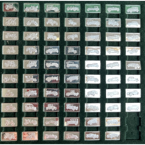 91 - A collection of World silver Medallions and Ingots plus some Cupronickel, including UK 1978 silver S... 