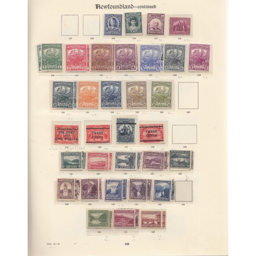 501 - 1840/1936 Commonwealth mint and used collection housed in two printed Imperial albums (the GB pages ... 