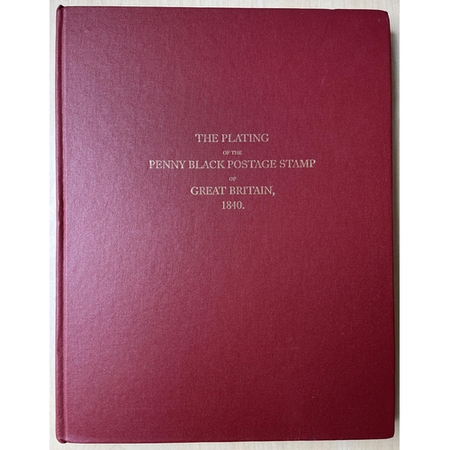 614 - The Plating of the Penny Black by Charles Nissen, republished by Stanley Gibbons in 1998 with maroon... 