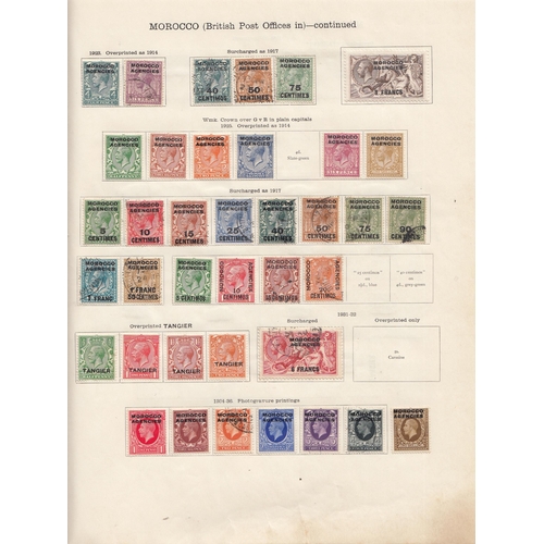 506 - British Empire in New Ideal album with range of mint & used incl some high vals, many 1935 Silver Ju... 