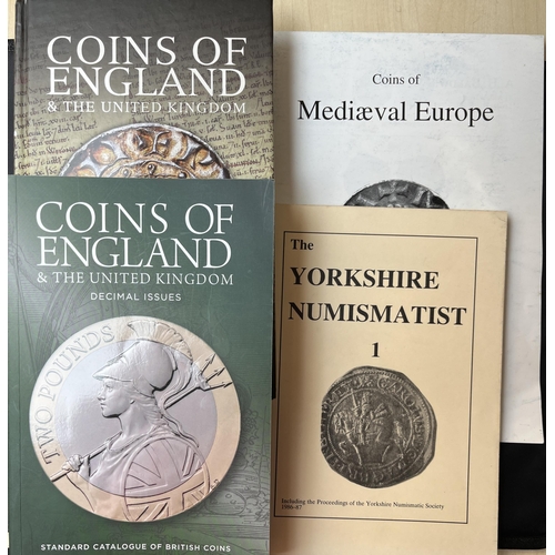 613 - A group of x16 Coin Refence books, including x11 Spinks Coins of England (various years), The Yorksh... 