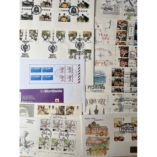 317 - A large GB QEII FDC collection on pages from the 1970s to 2010s, including Commemorative Cylinder bl... 