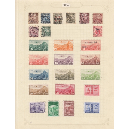 440 - A mint and used World stamp collection housed in 3x large A/Z volumes and loose with additionally so... 