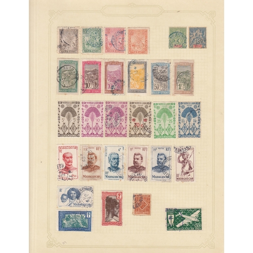 440 - A mint and used World stamp collection housed in 3x large A/Z volumes and loose with additionally so... 