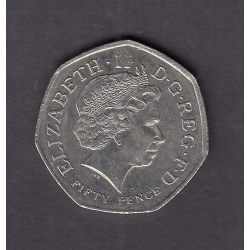 136 - UK 2009 Kew Gardens circulated 50p coin, in good condition
