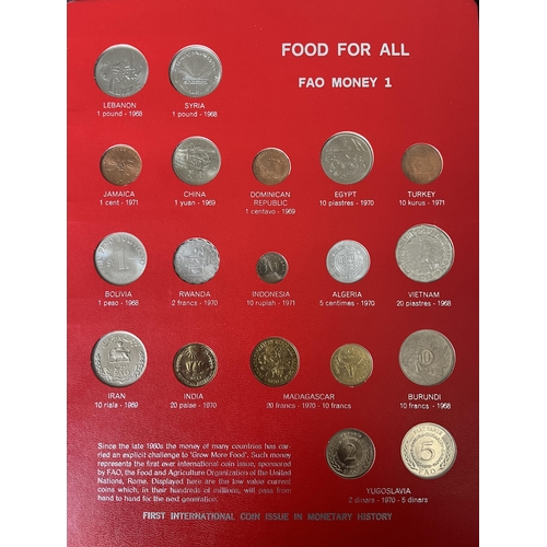 137 - 1968-74 Food and Agriculture Organization of the United Nations, World uncirculated coin collection,... 