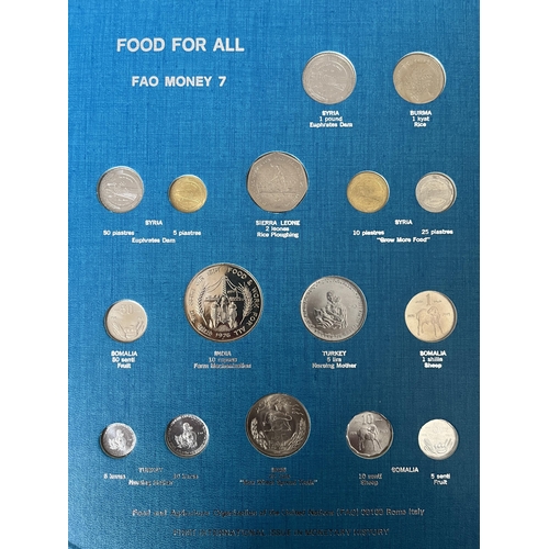 137 - 1968-74 Food and Agriculture Organization of the United Nations, World uncirculated coin collection,... 
