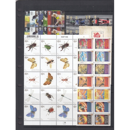 312 - Extensive collection of MNH stamps, mini Sheets and FDCs for GB issues 1960s to 2009, including a  p... 