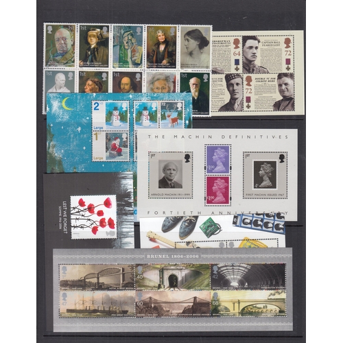 336 - The complete GB collection of commemorative sets and mini sheets for the period 1953/2006 in fine MN... 
