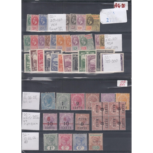 302 - Commonwealth Aden to Cayman Islands mint collection on 242 stock cards, all SG identified and priced... 